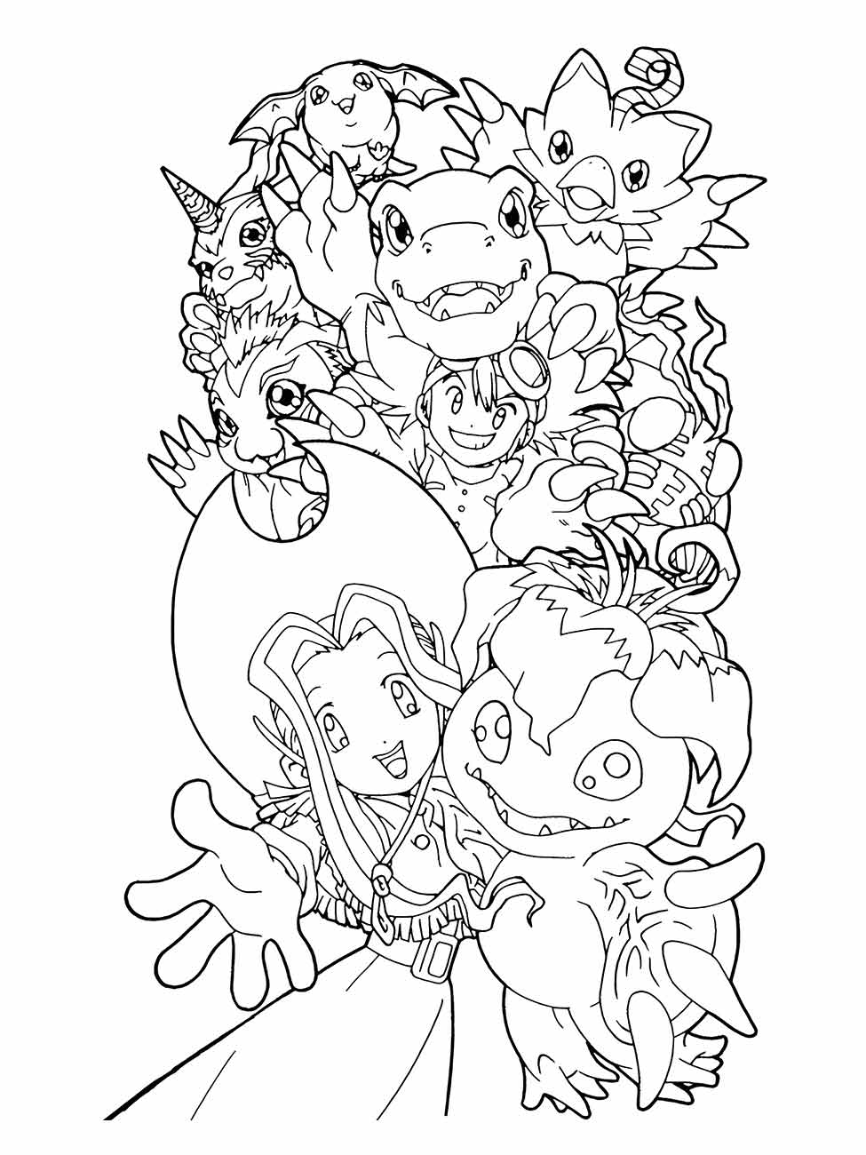 Digimon coloring page (49)