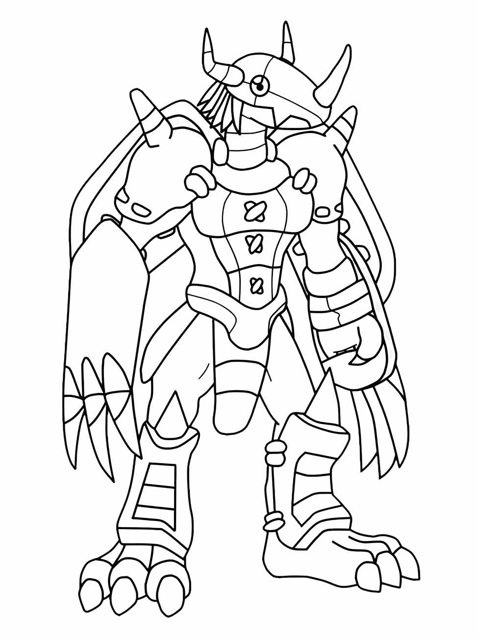 Digimon coloring page (51)