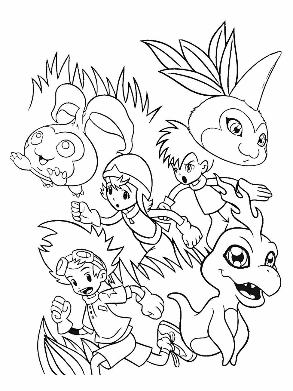 Digimon coloring page (53)