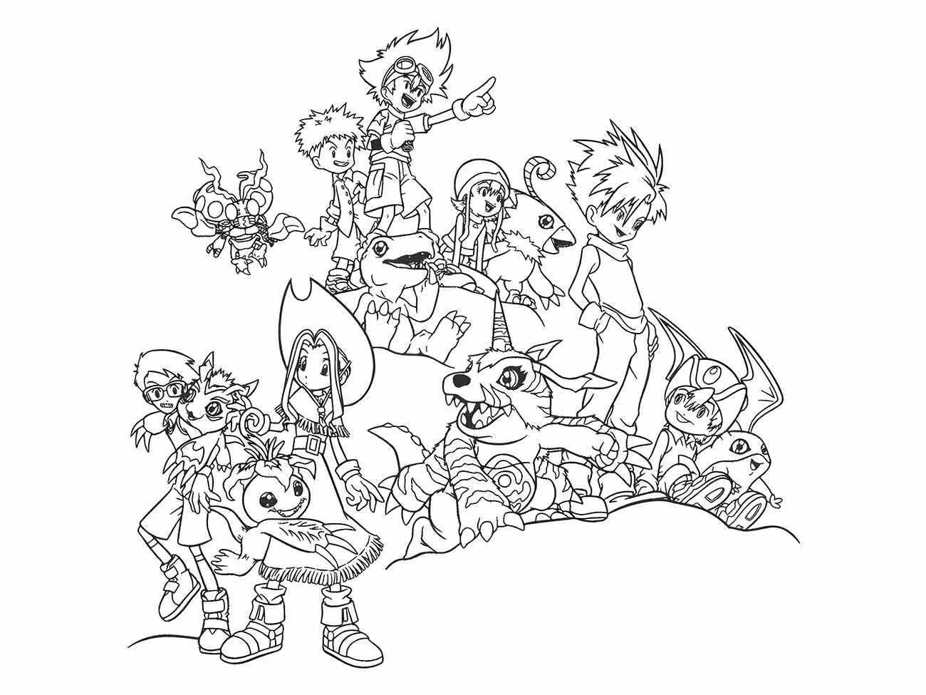 Digimon coloring page (56)