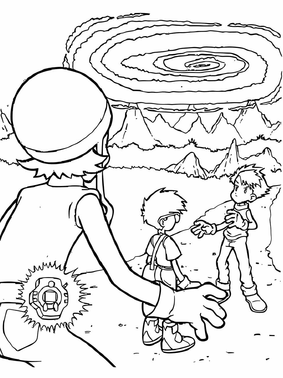 Digimon coloring page (59)