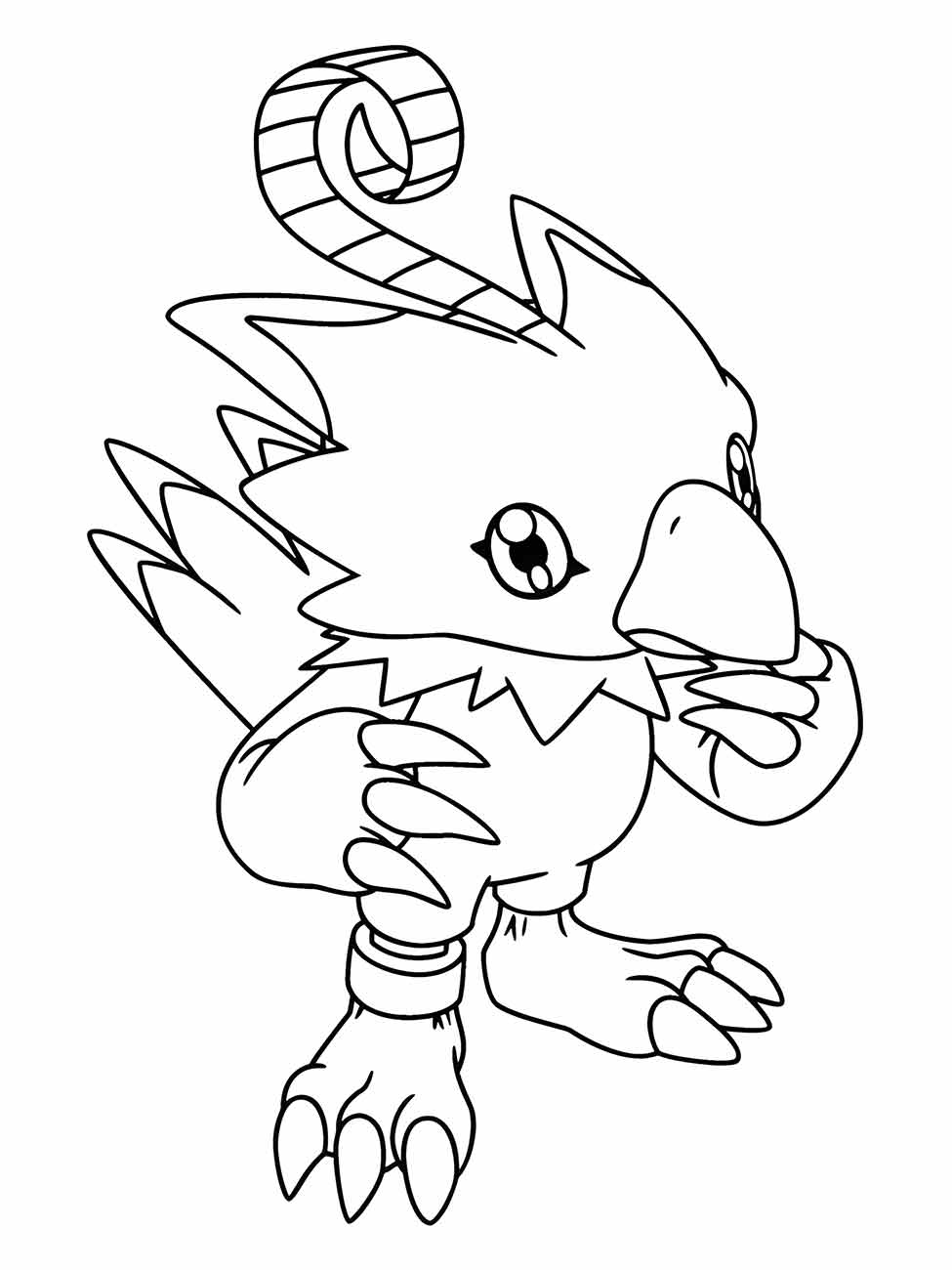 Digimon coloring page (7)