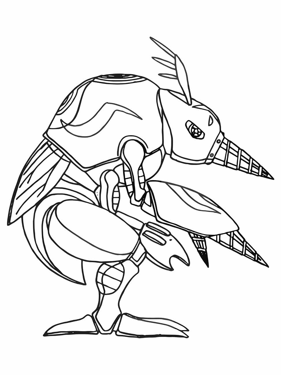 Digimon coloring page (9)