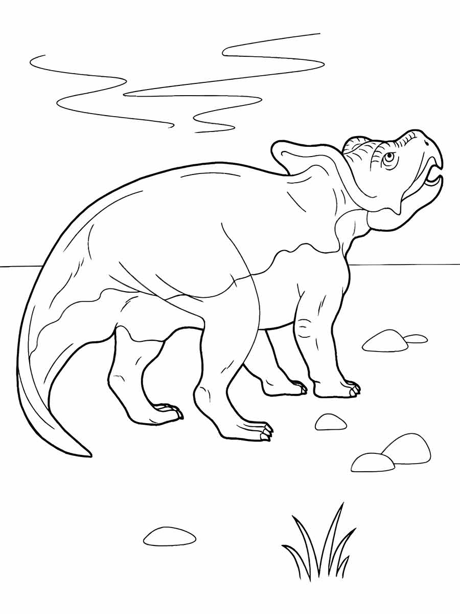 Dinossaurs coloring page (10)