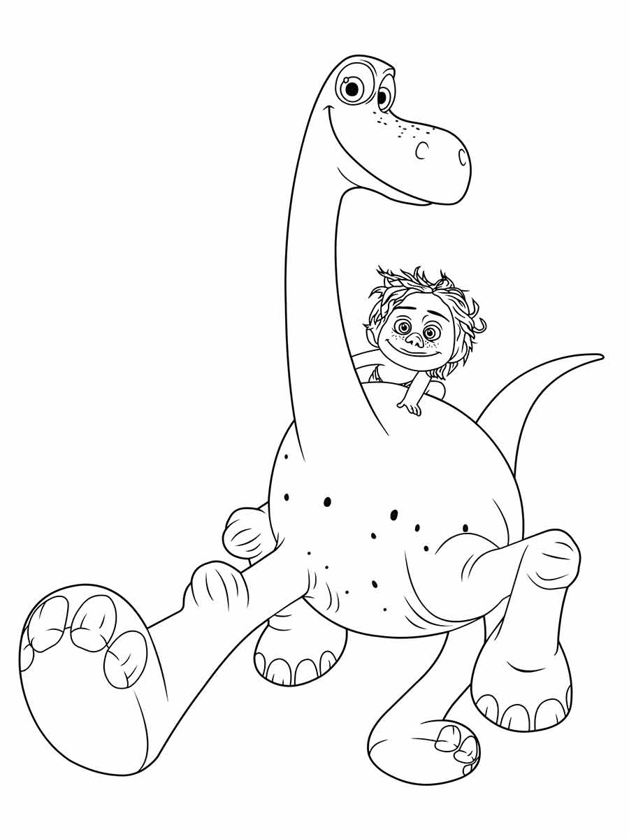 Dinossaurs coloring page (11)