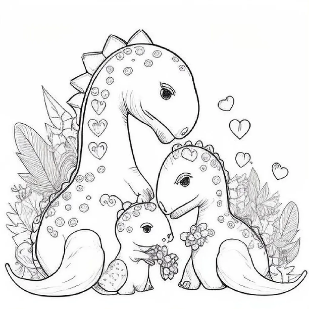 Dinossaurs coloring page (12)