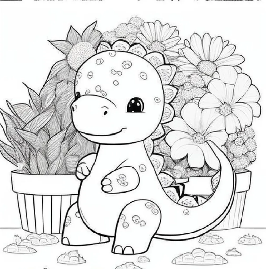 Dinossaurs coloring page (16)