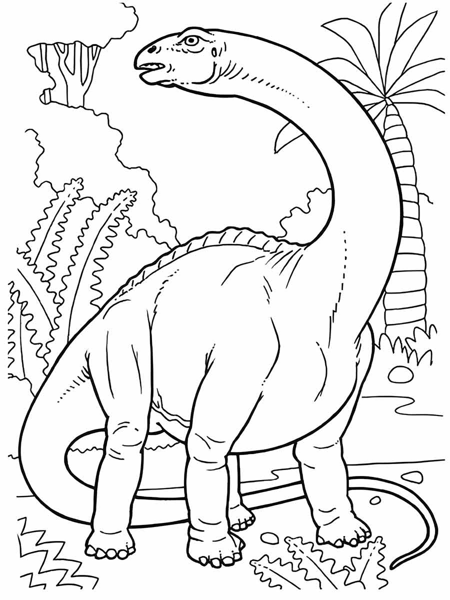 Dinossaurs coloring page (17)