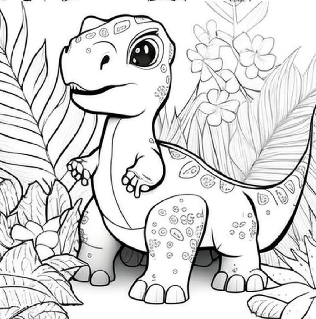 Dinossaurs coloring page (17)