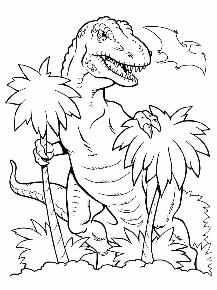 Dinossaurs coloring page (18)