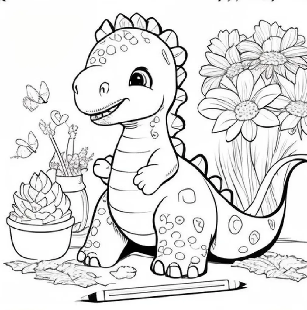 Dinossaurs coloring page (19)