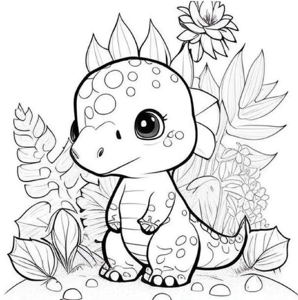 Dinossaurs coloring page (20)