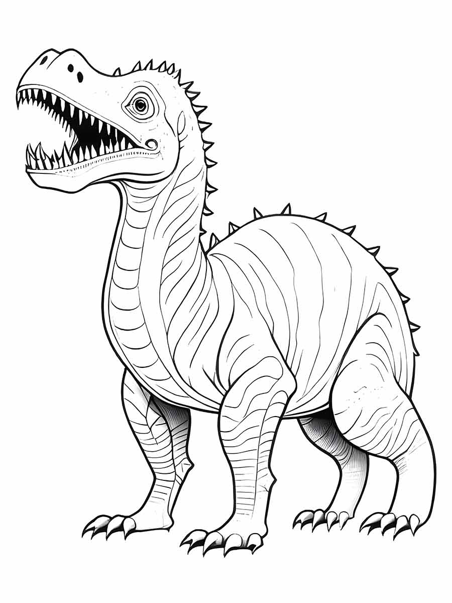 Dinossaurs coloring page (21)