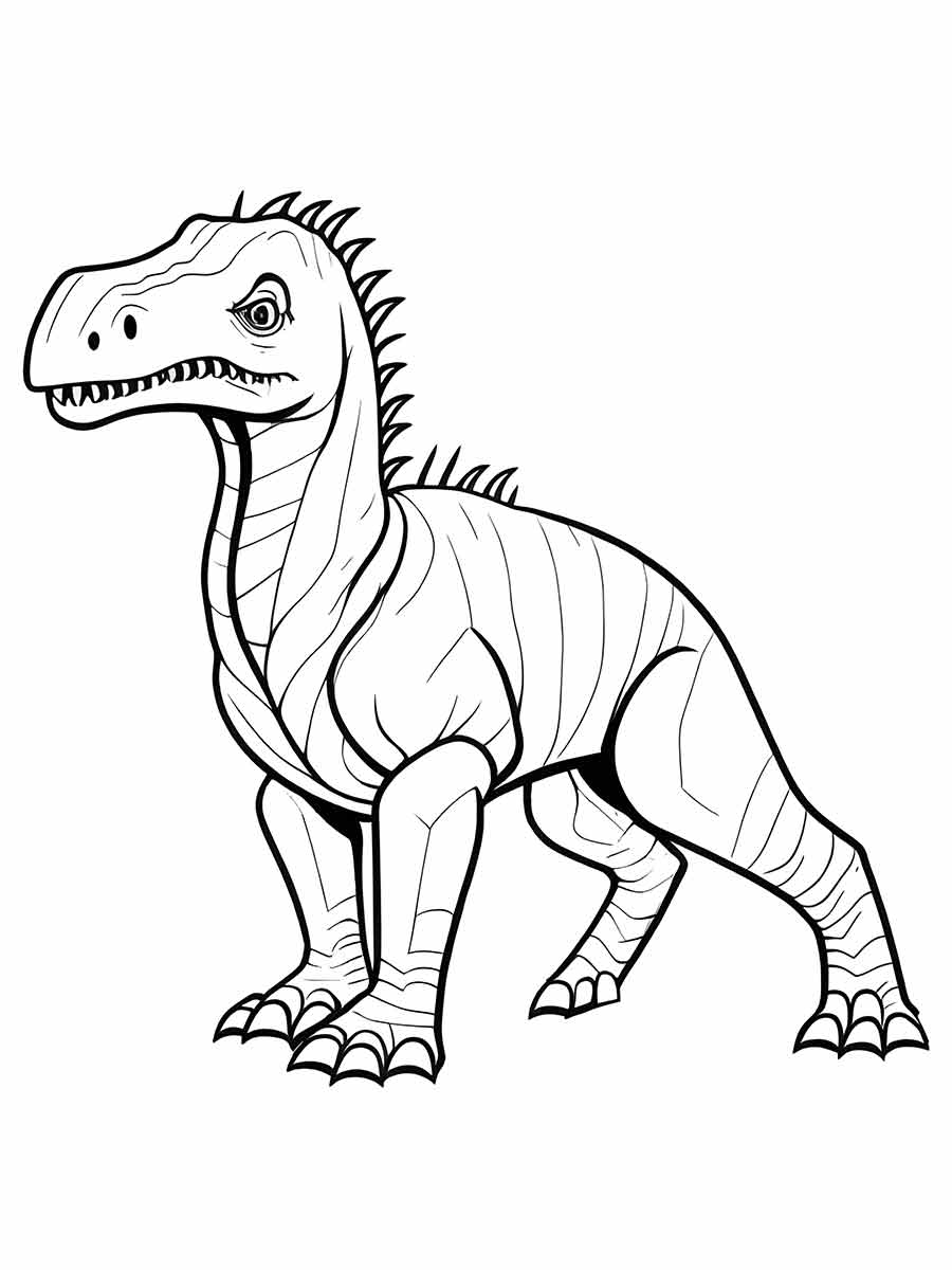 Dinossaurs coloring page (22)