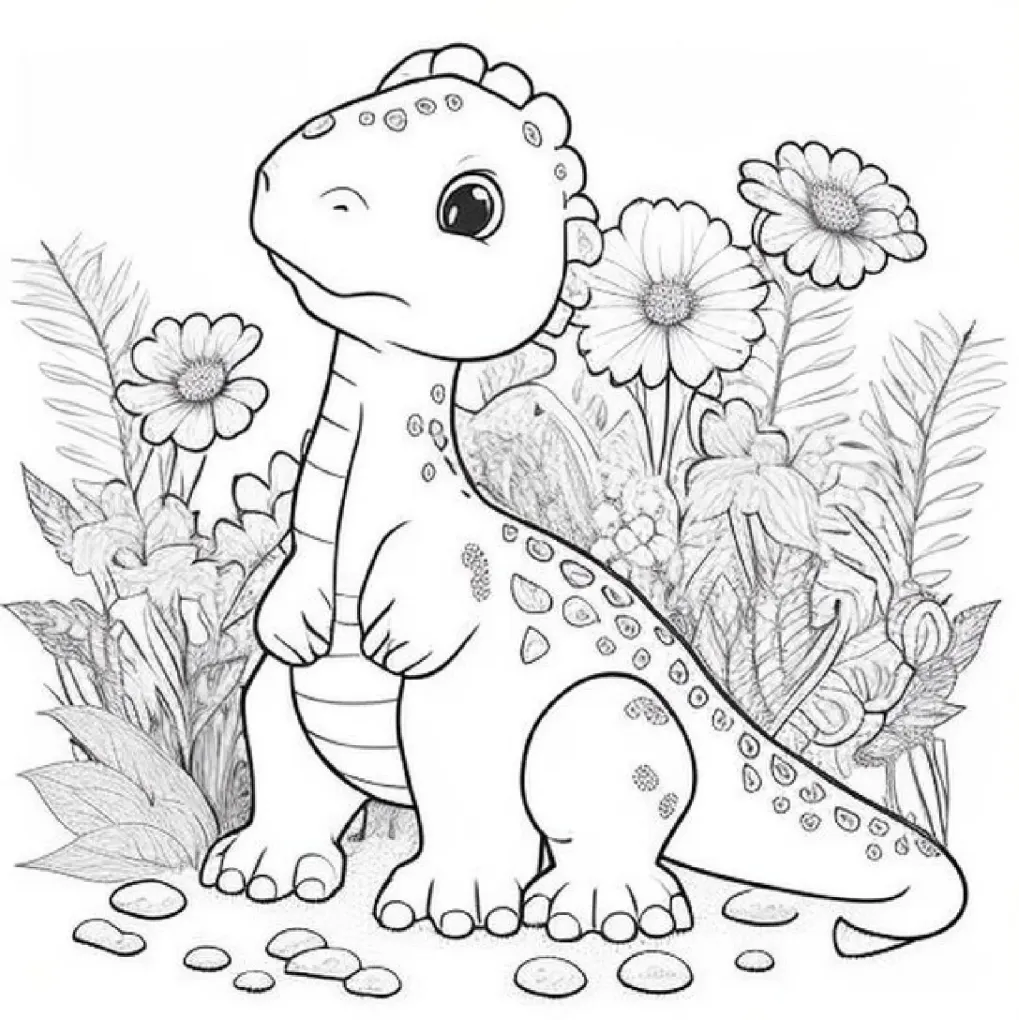 Dinossaurs coloring page (22)