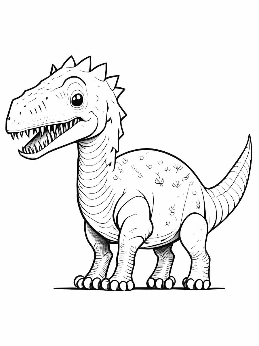 Dinossaurs coloring page (23)