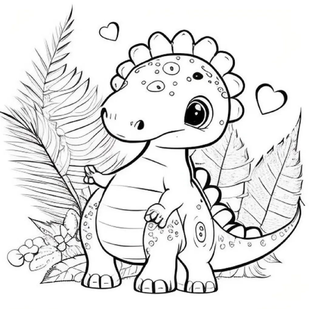 Dinossaurs coloring page (23)