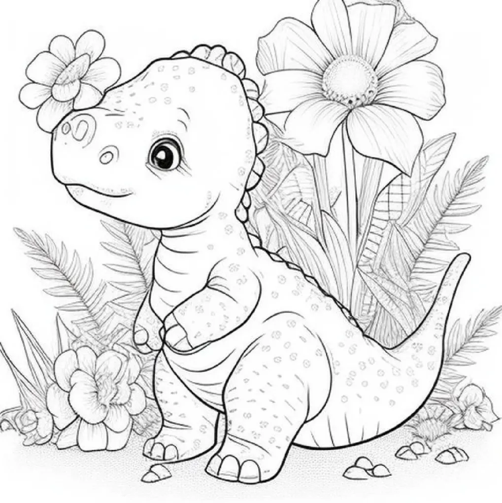 Dinossaurs coloring page (24)