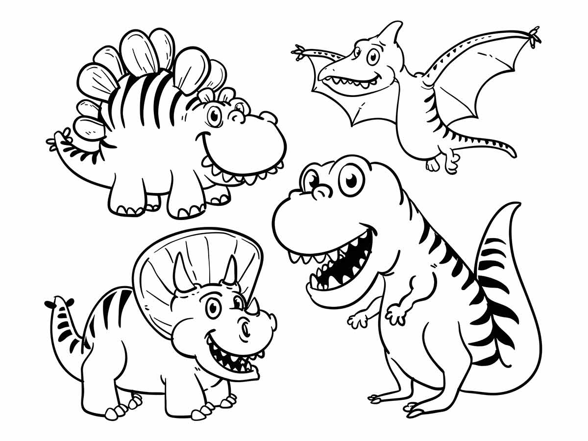 Dinossaurs coloring page (26)