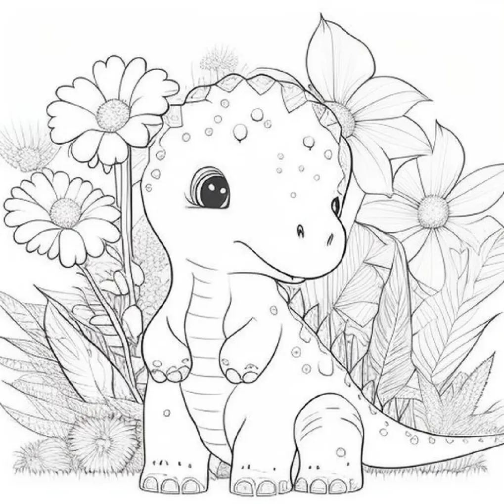 Dinossaurs coloring page (26)