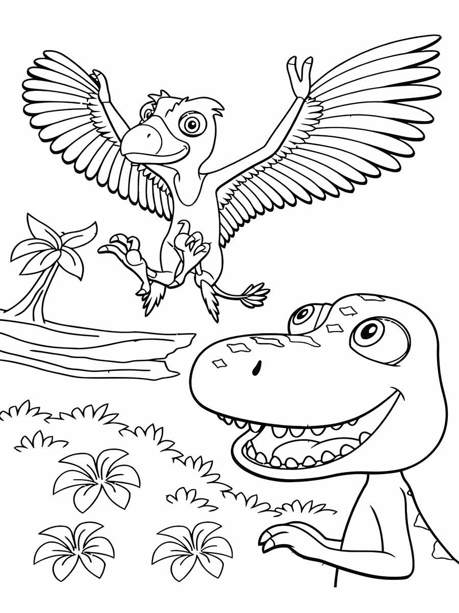 Dinossaurs coloring page (27)