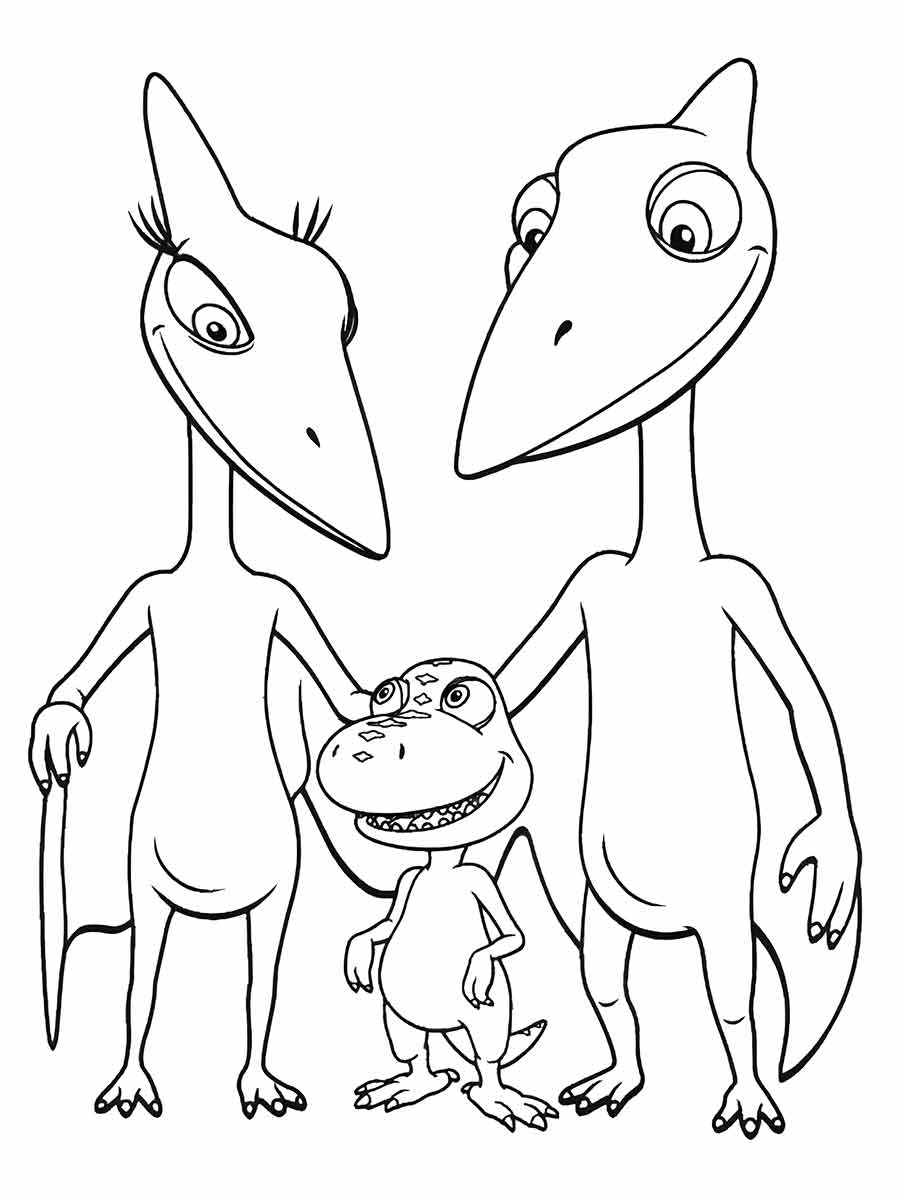 Dinossaurs coloring page (29)