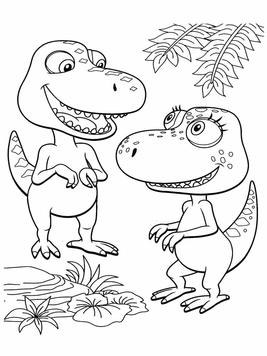 Dinossaurs coloring page (31)