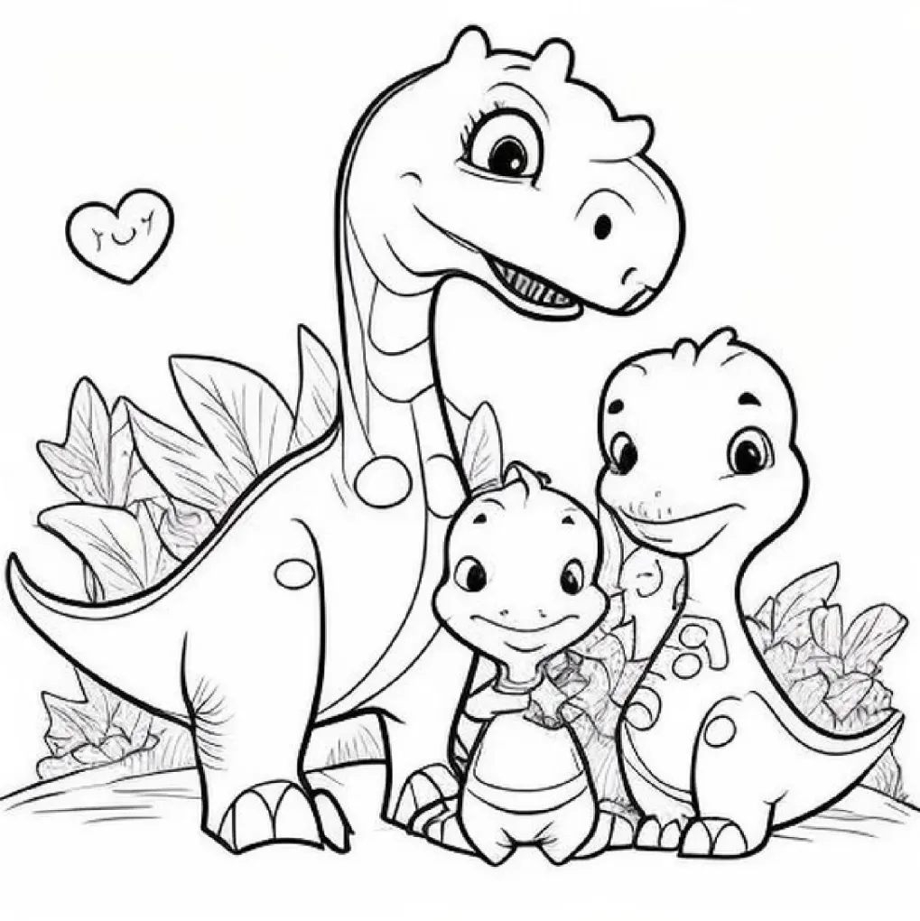 Dinossaurs coloring page (31)