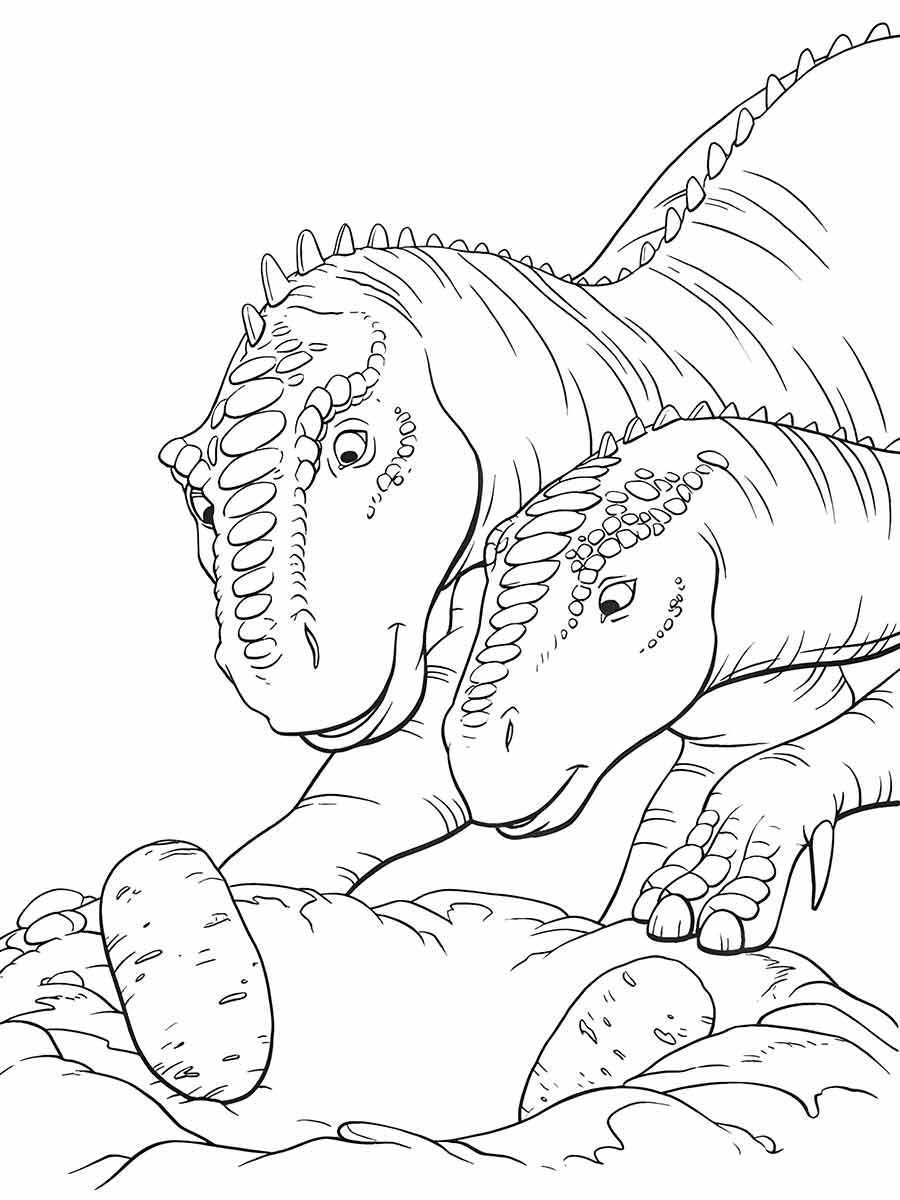 Dinossaurs coloring page (32)