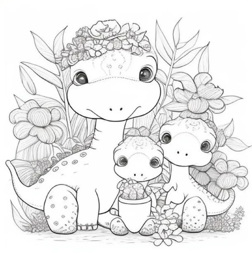 Dinossaurs coloring page (32)