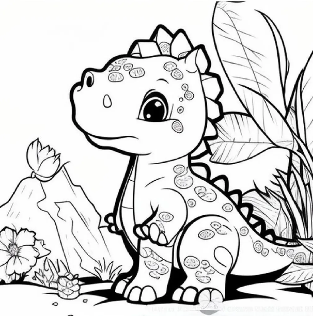 Dinossaurs coloring page (33)