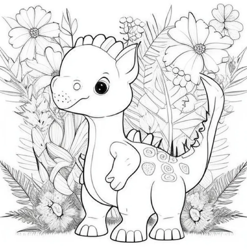 Dinossaurs coloring page (35)