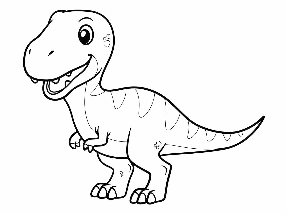 Dinossaurs coloring page (36)