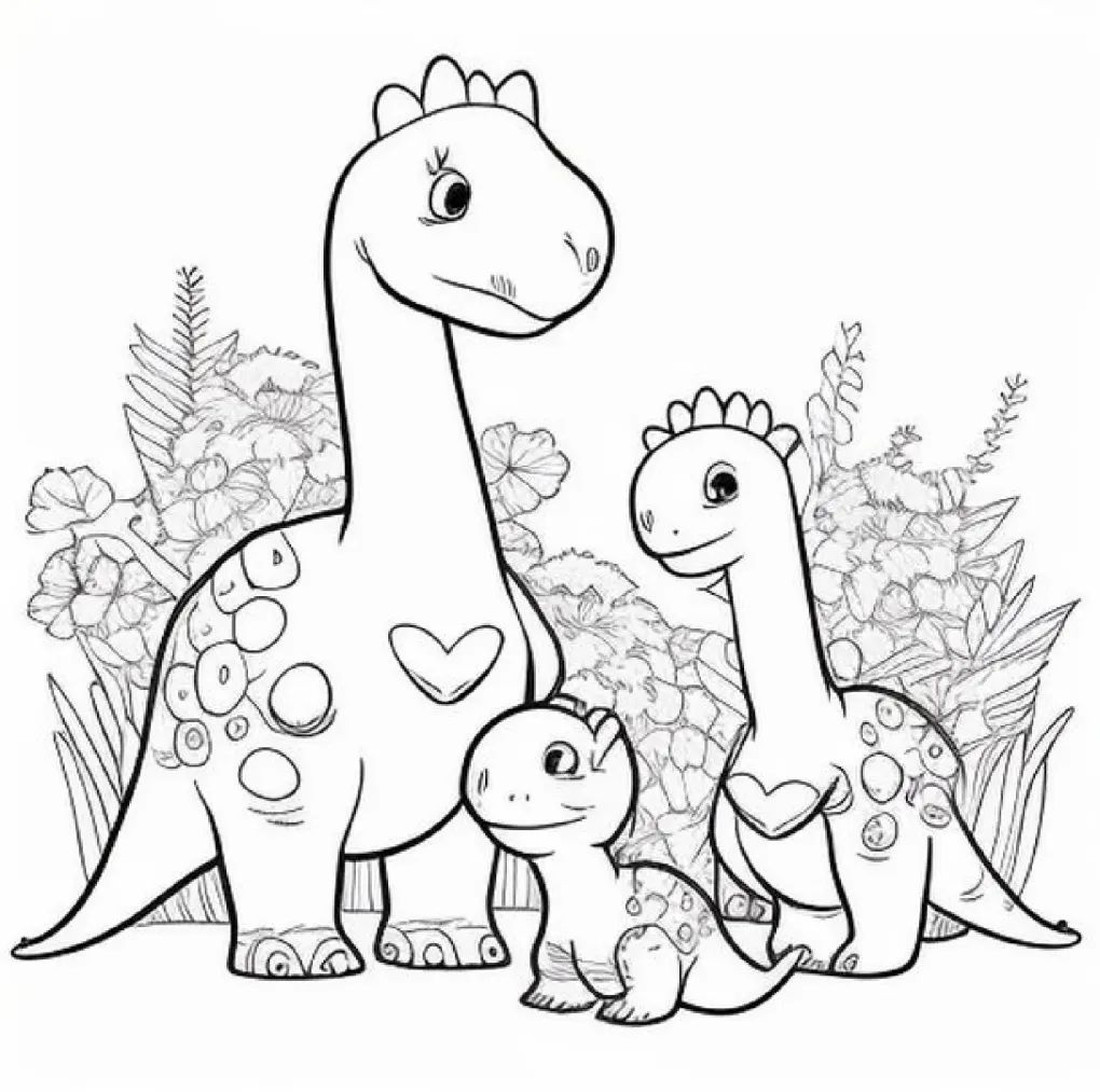 Dinossaurs coloring page (36)