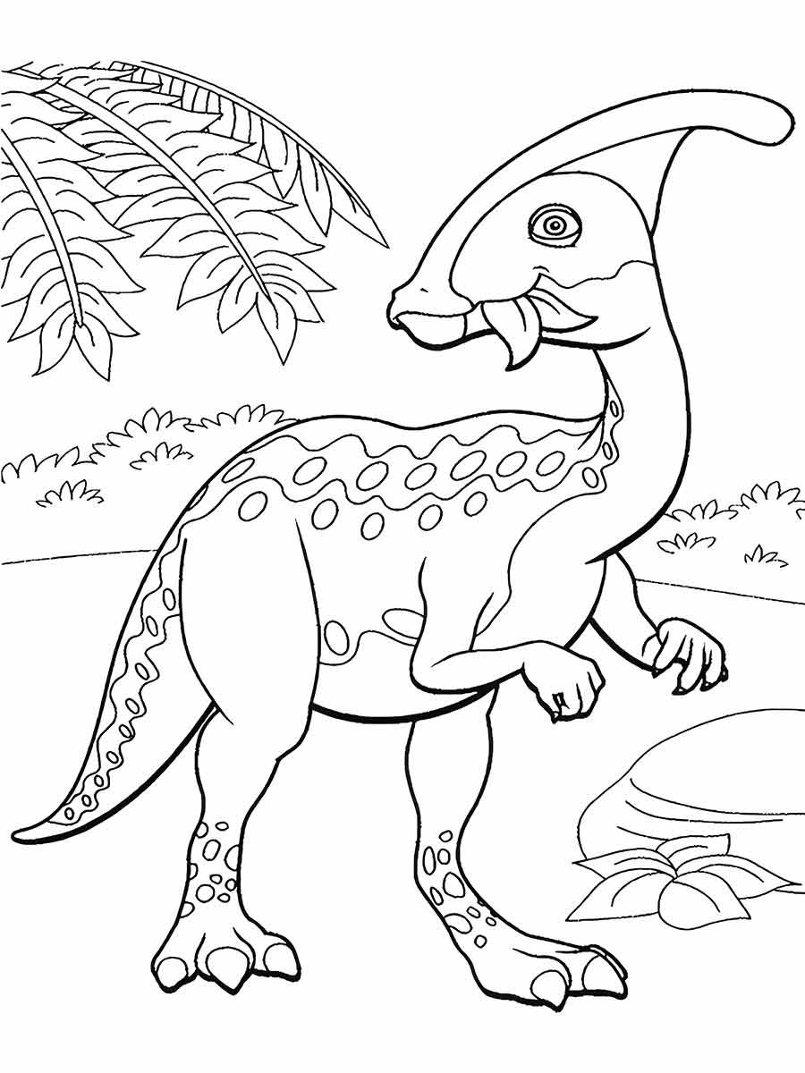 Dinossaurs coloring page (4)