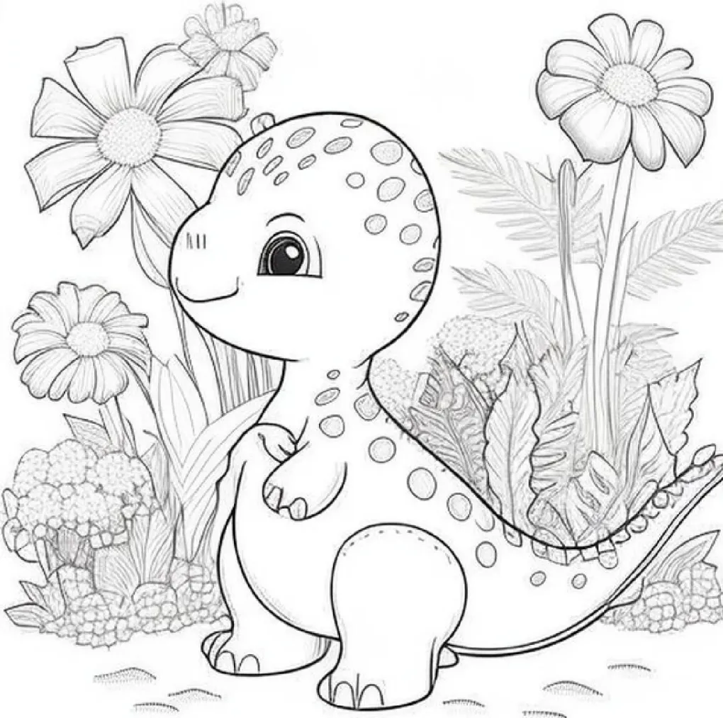 Dinossaurs coloring page (40)