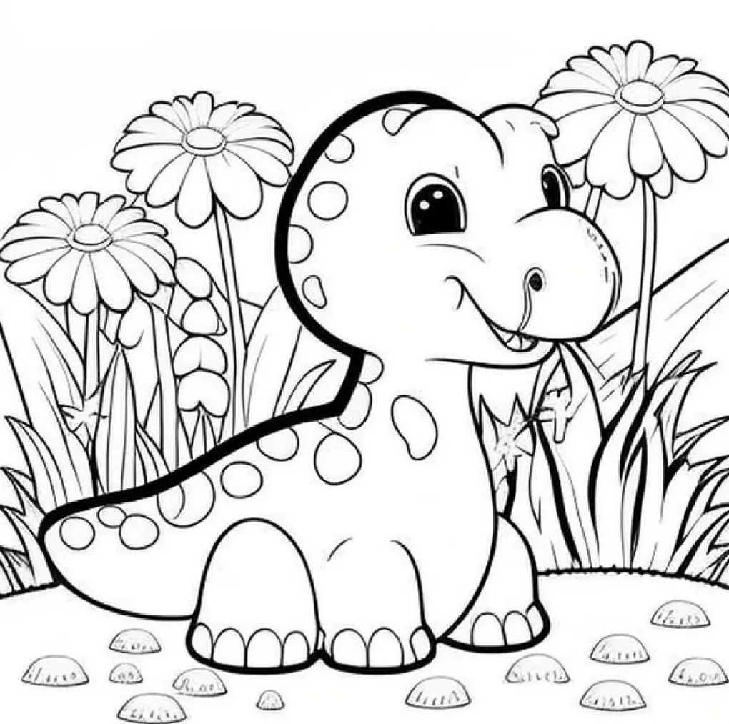 Dinossaurs coloring page (41)