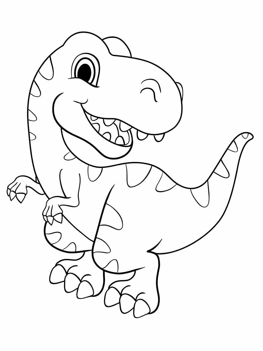 Dinossaurs coloring page (42)