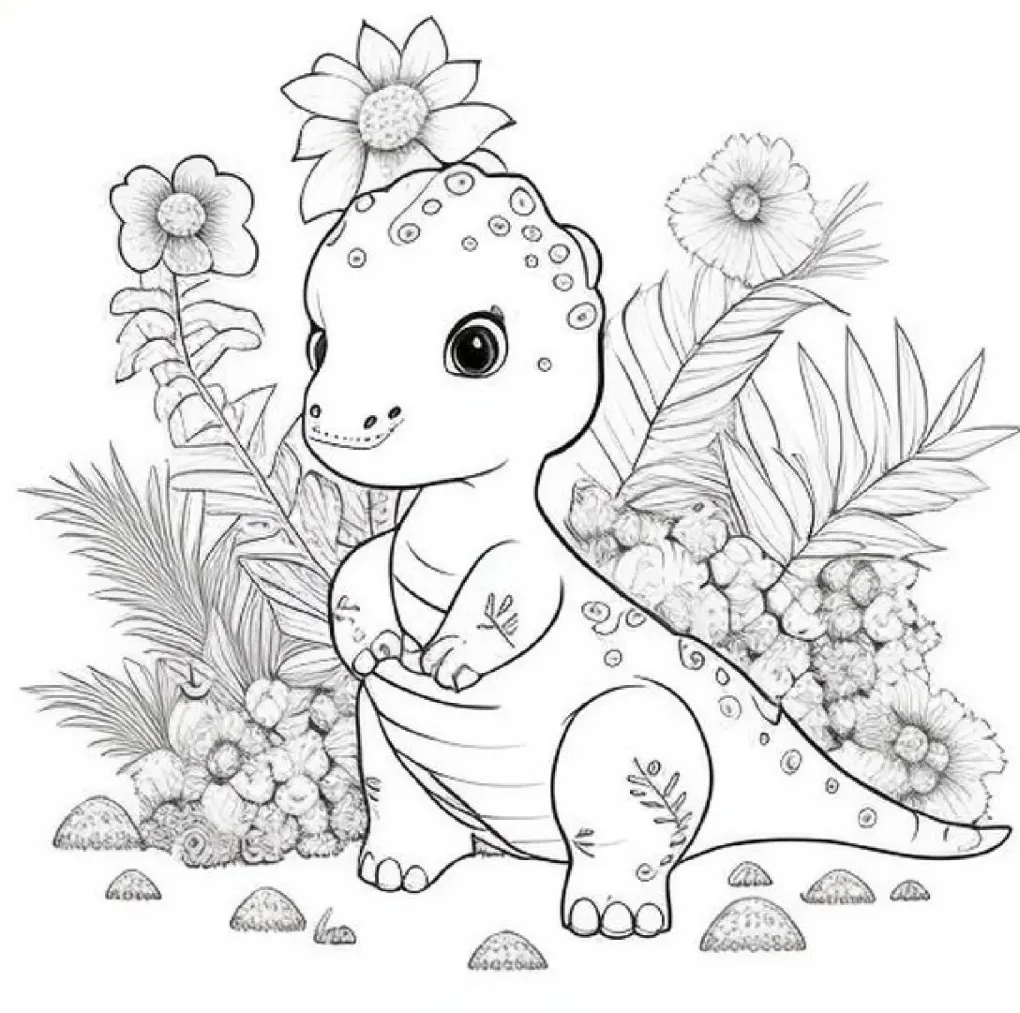 Dinossaurs coloring page (42)