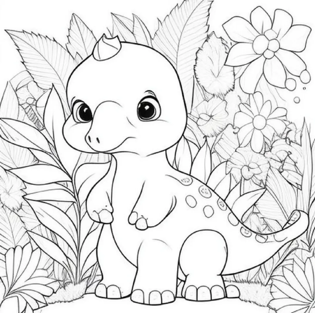 Dinossaurs coloring page (43)