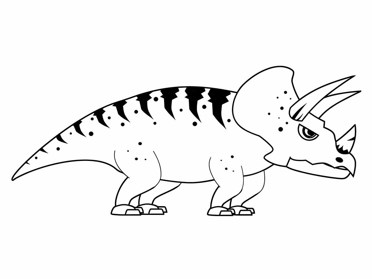 Dinossaurs coloring page (44)