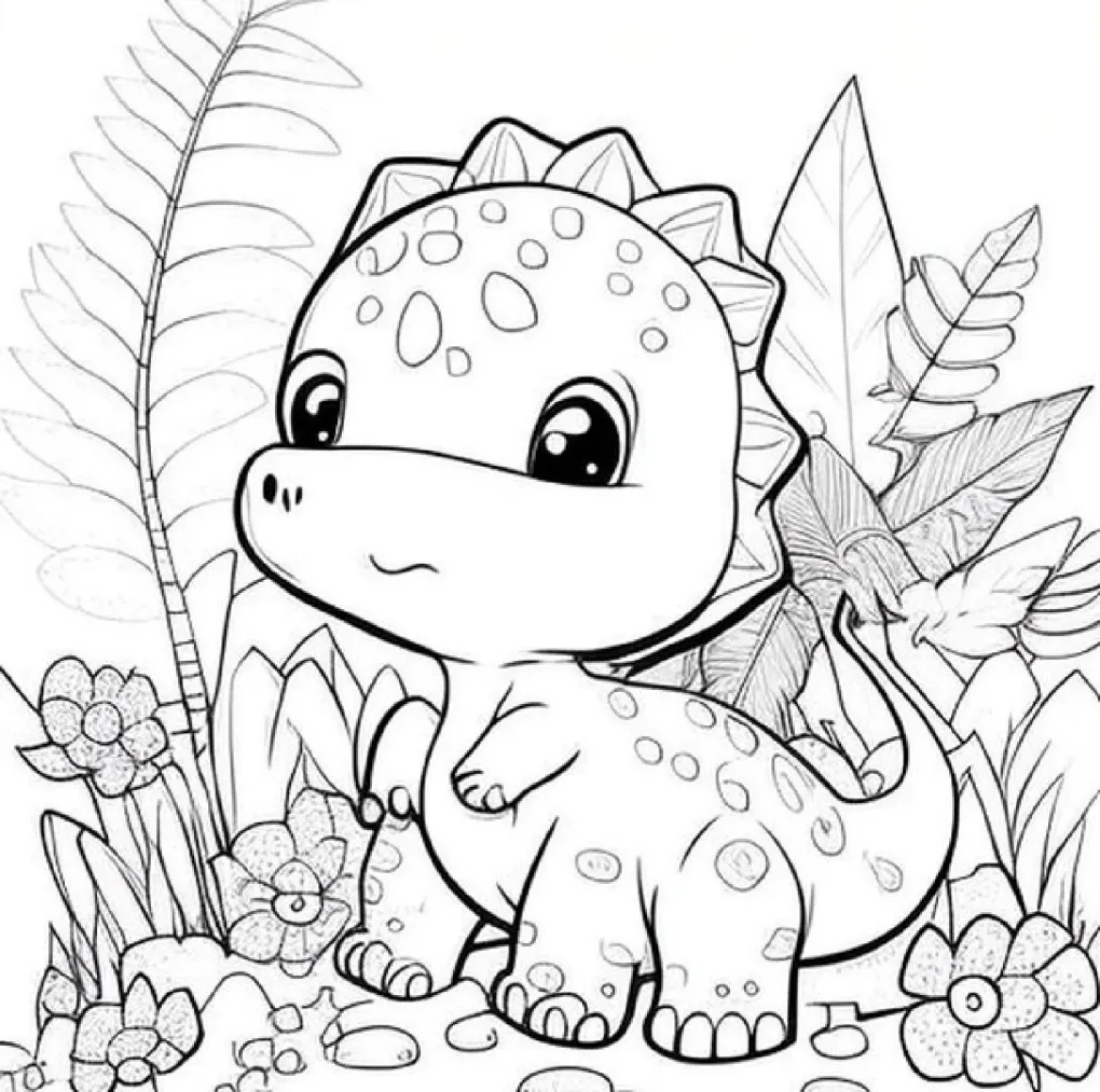 Dinossaurs coloring page (45)