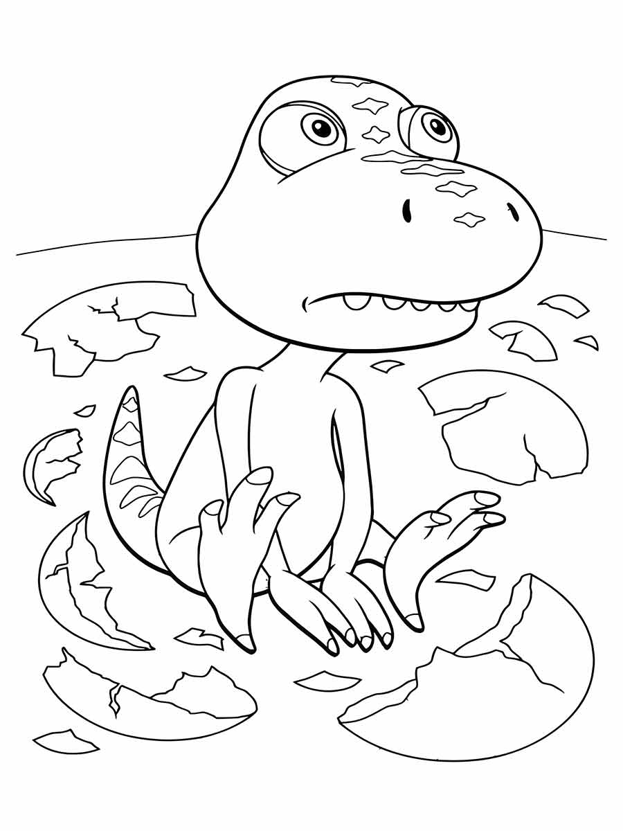 Dinossaurs coloring page (49)