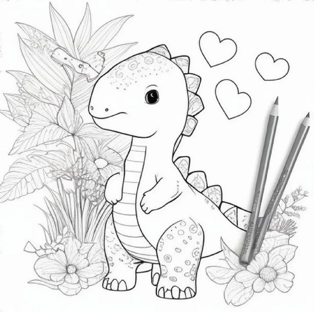 Dinossaurs coloring page (49)