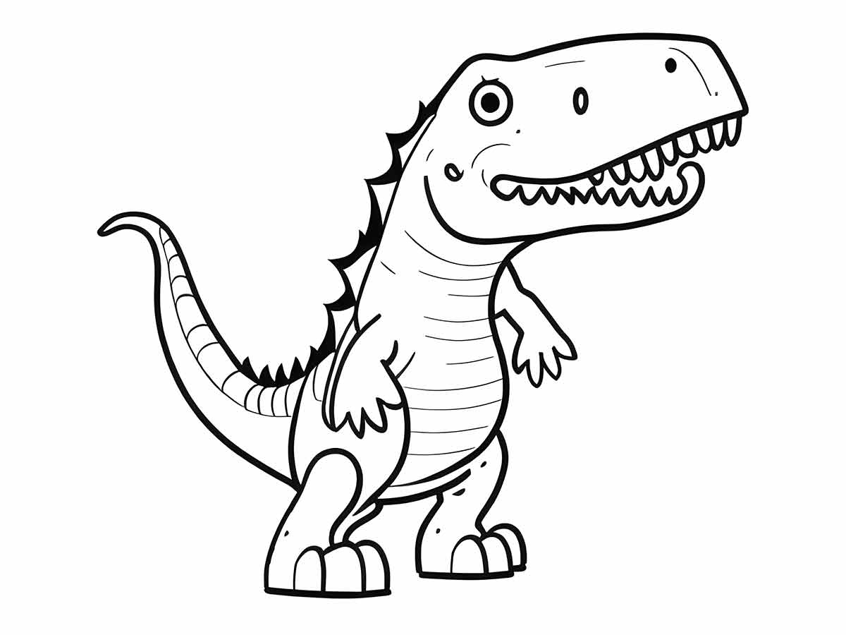 Dinossaurs coloring page (50)