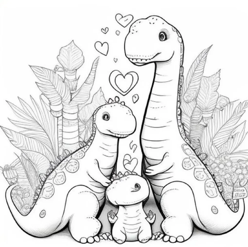 Dinossaurs coloring page (50)