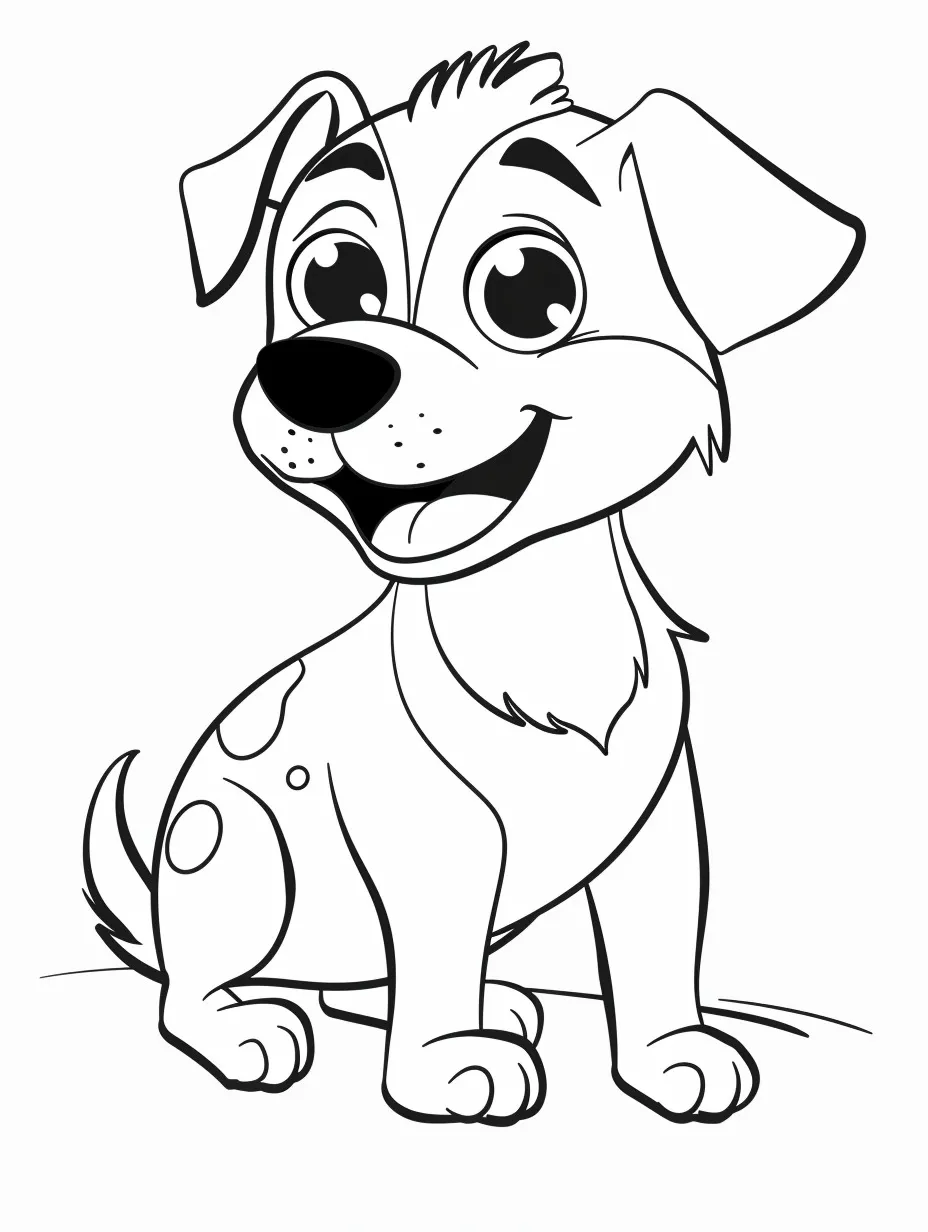 Dog Coloring page (1)