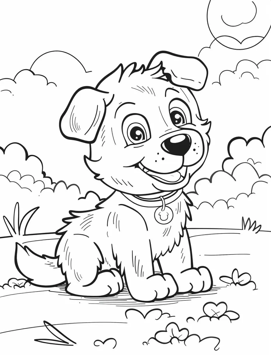 Dog Coloring page (10)