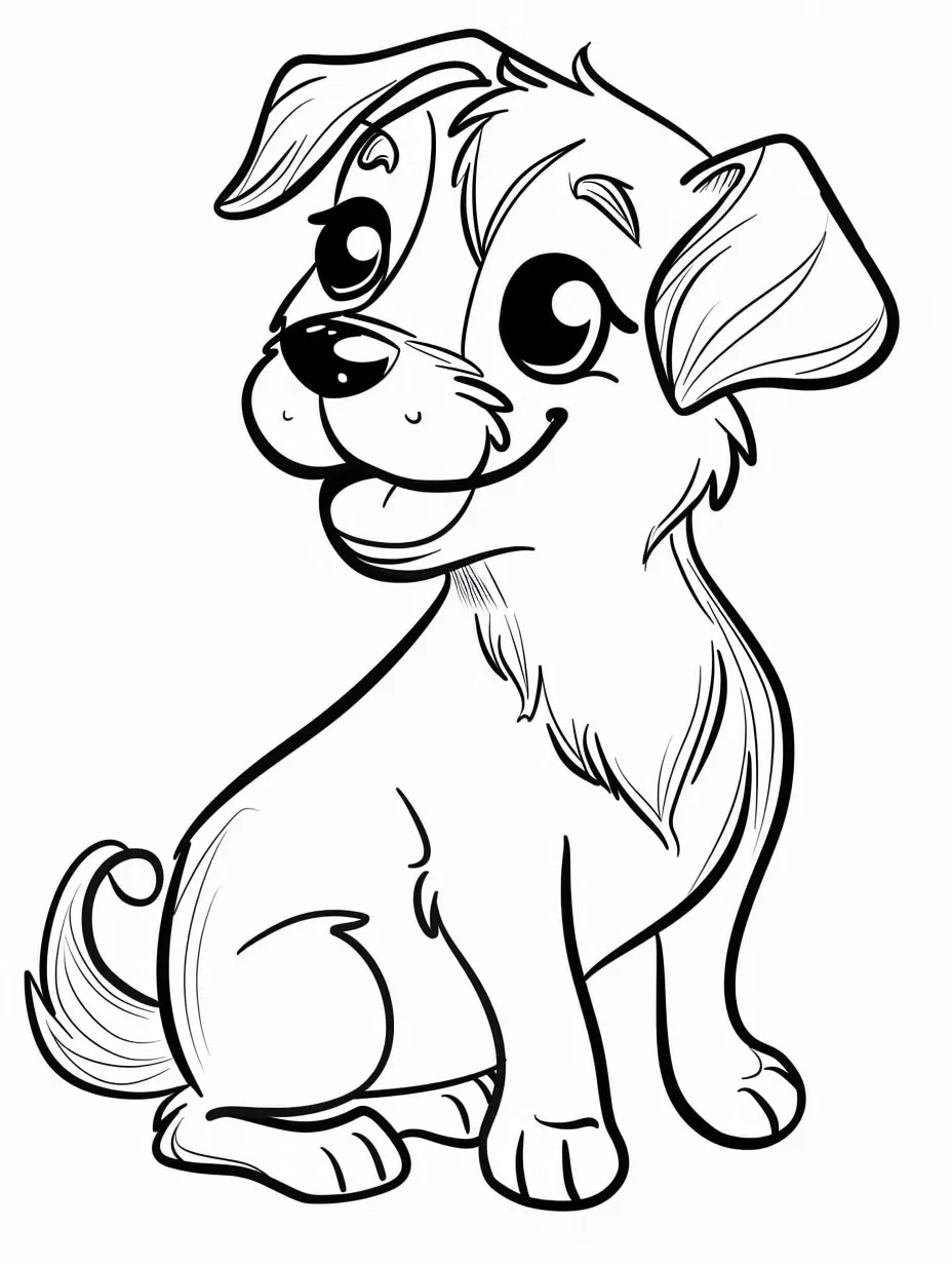 Dog Coloring page (16)