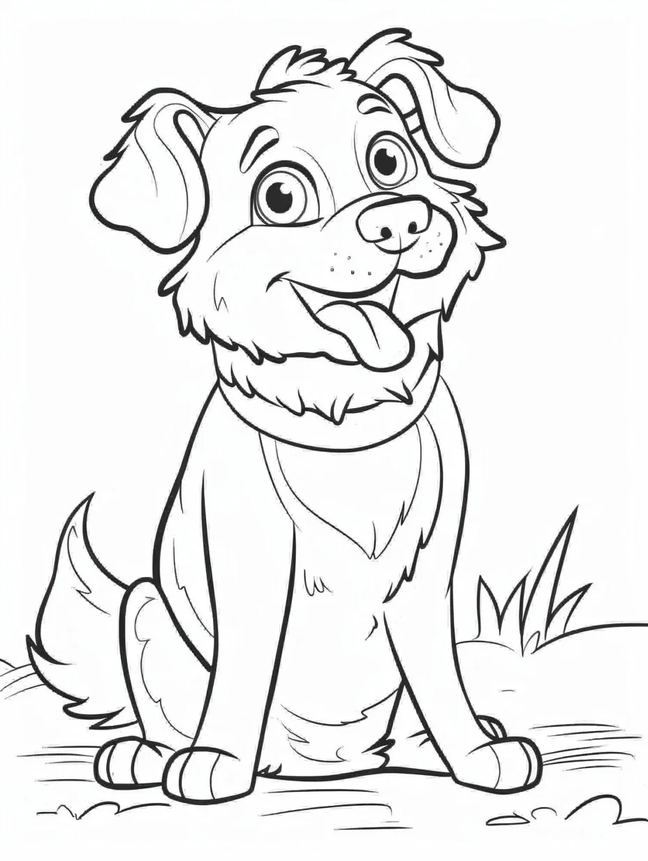 Dog Coloring page (2)